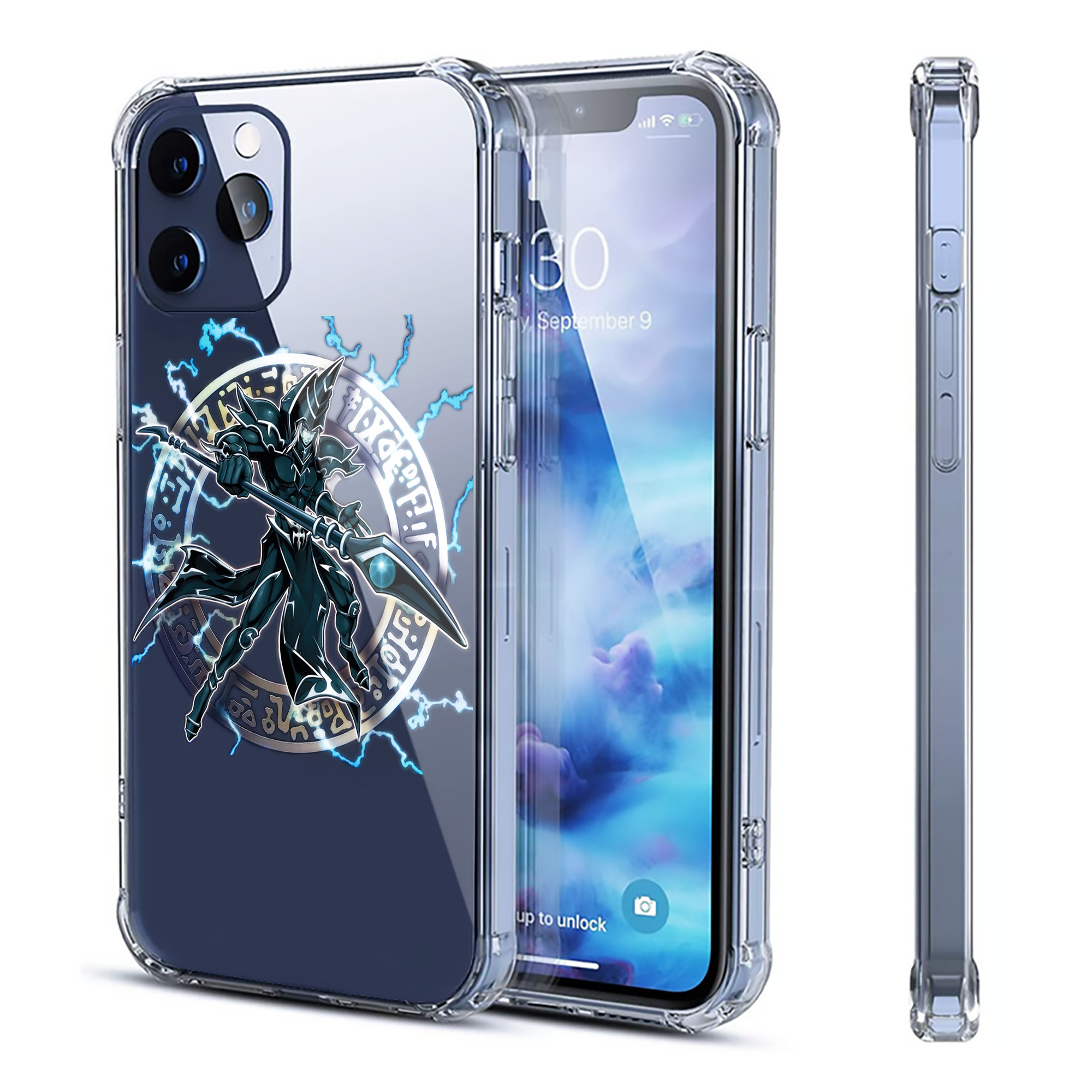 （画像用） 遊☆戯☆王 Yu-Gi-Oh! 【iPhone 12シリーズ対応】透明スマホケース（クリアソフトケース）